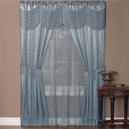 Achim Importing Achim HLPN63IB06 Halley Window in a Bag - 56 in. x 63 in. - Ice Blue HLPN63IB06